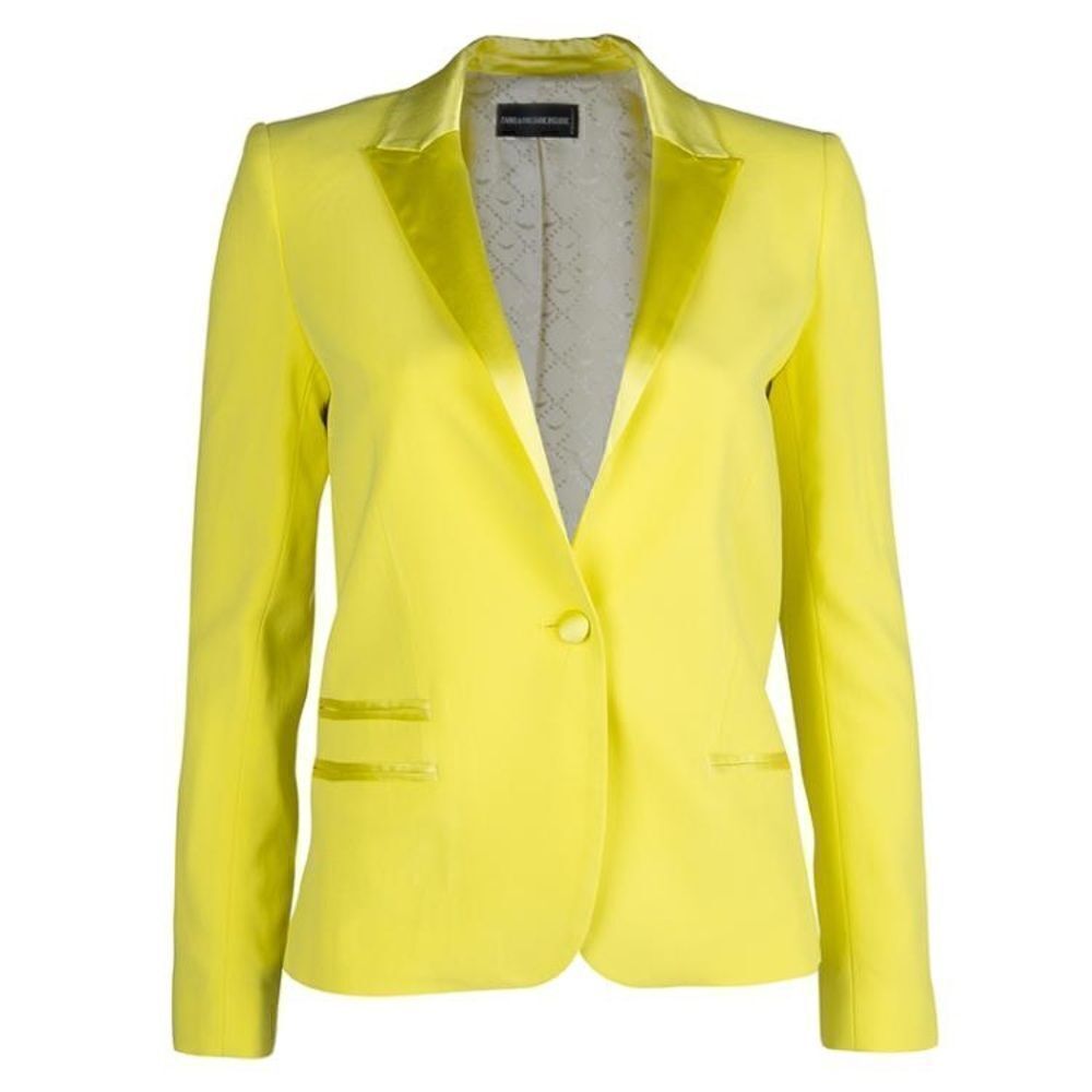 Zadig & Voltair Deluxe Yellow Jacket Blazer Size S